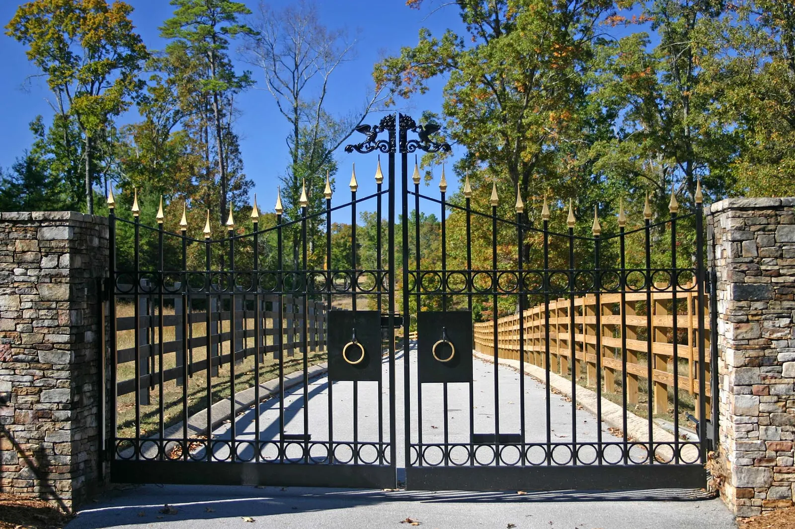 Security gates in London